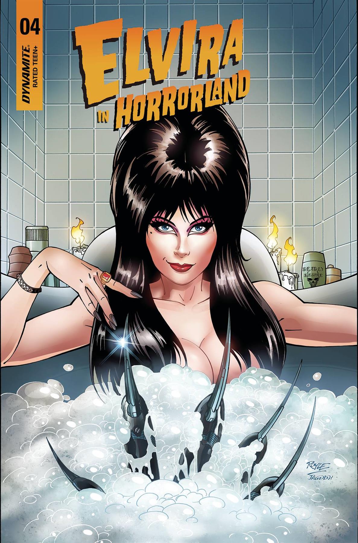 Elvira In Horrorland #4 Cvr B Royle Dynamite Comic Book