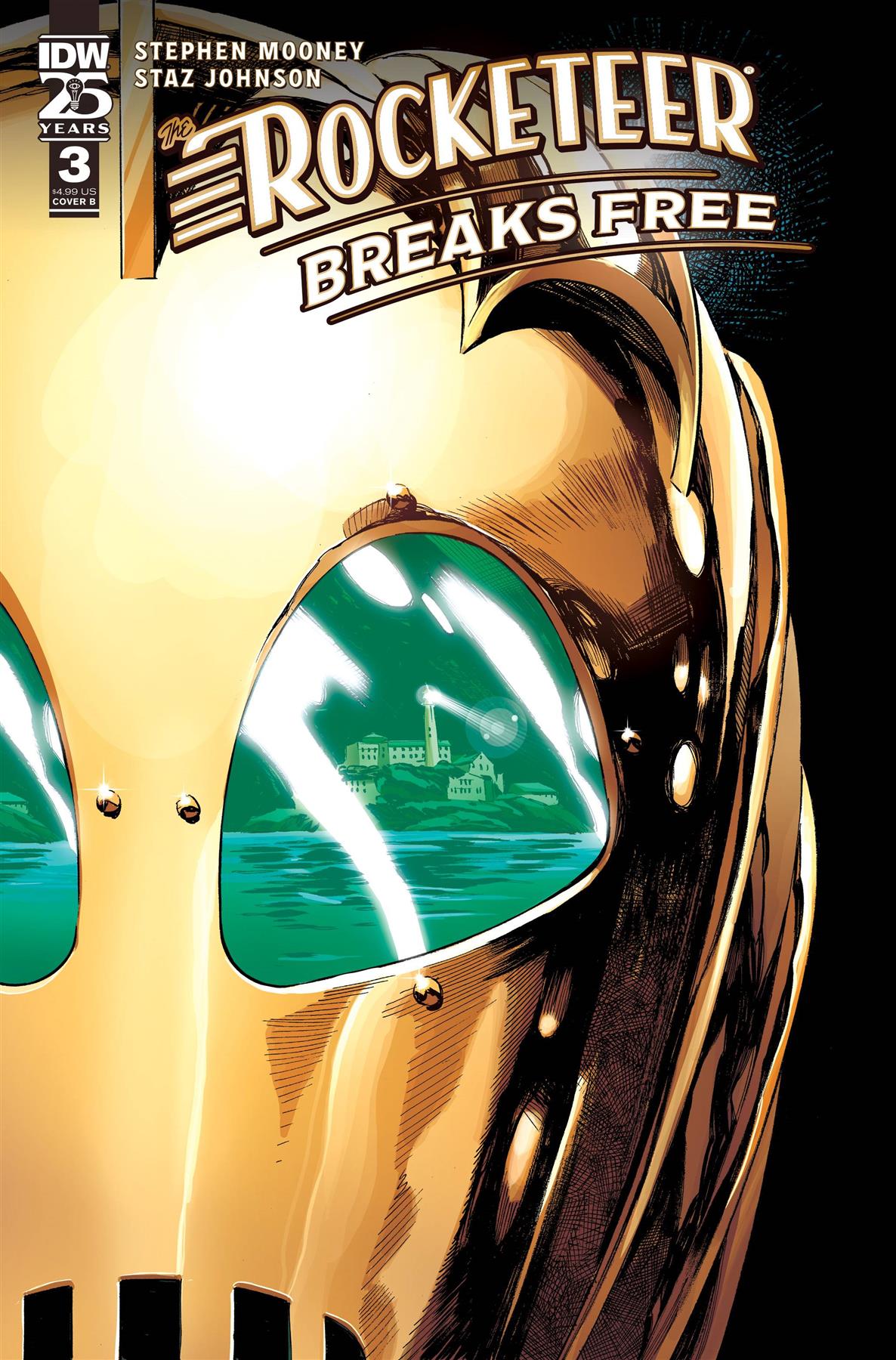 Rocketeer Breaks Free #3 Cvr B Johnson Idw-prh Comic Book