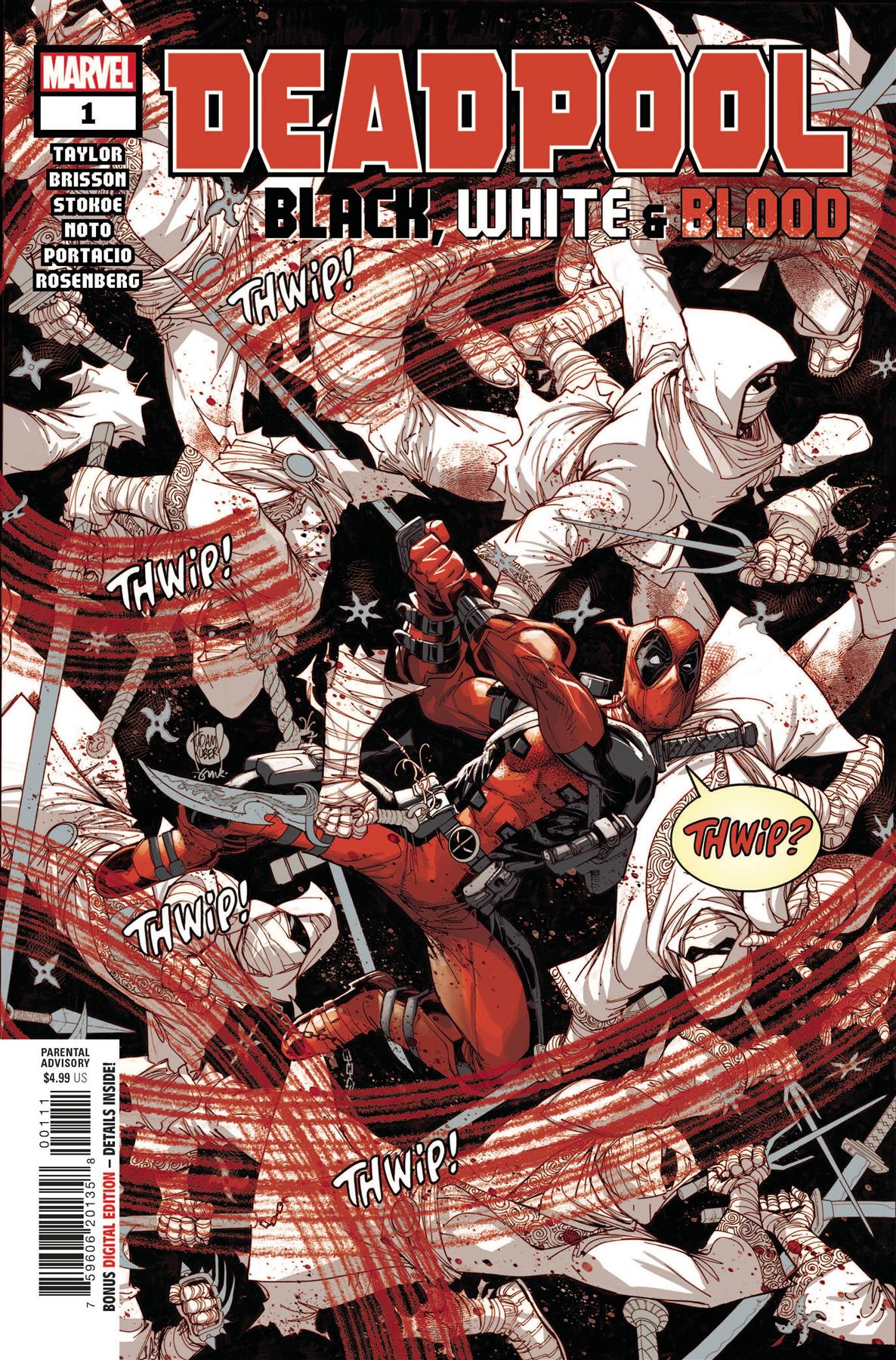 Deadpool Black White Blood #1 (of 5) Marvel Comics Comic Book