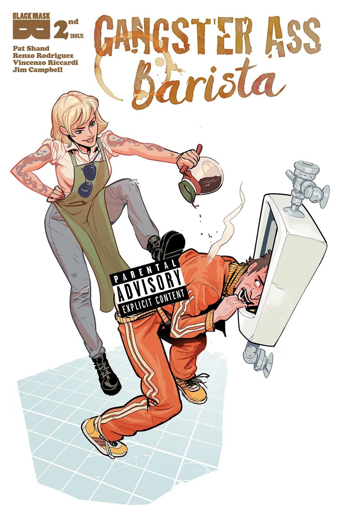Gangster Ass Barista #2 Cvr A Hughes & Cramb (mr) (c: 0-1-0) Black Mask Studios Entertainme Comic Book