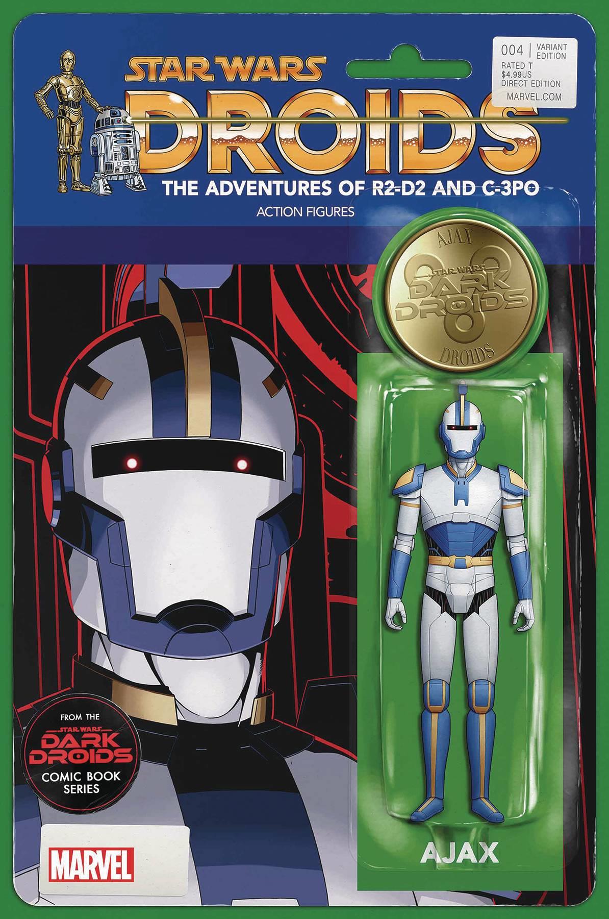 Star Wars Dark Droids #4 Christopher Action Figure Var (Christopher Action Figure Var) Marvel Prh Comic Book 2023