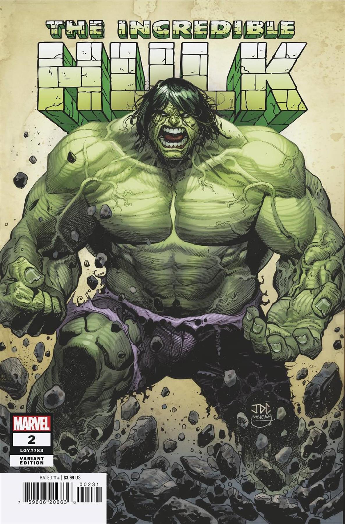 Incredible Hulk #2 Joshua Cassara Var (Joshua Cassara Var) Marvel Prh Comic Book 2023