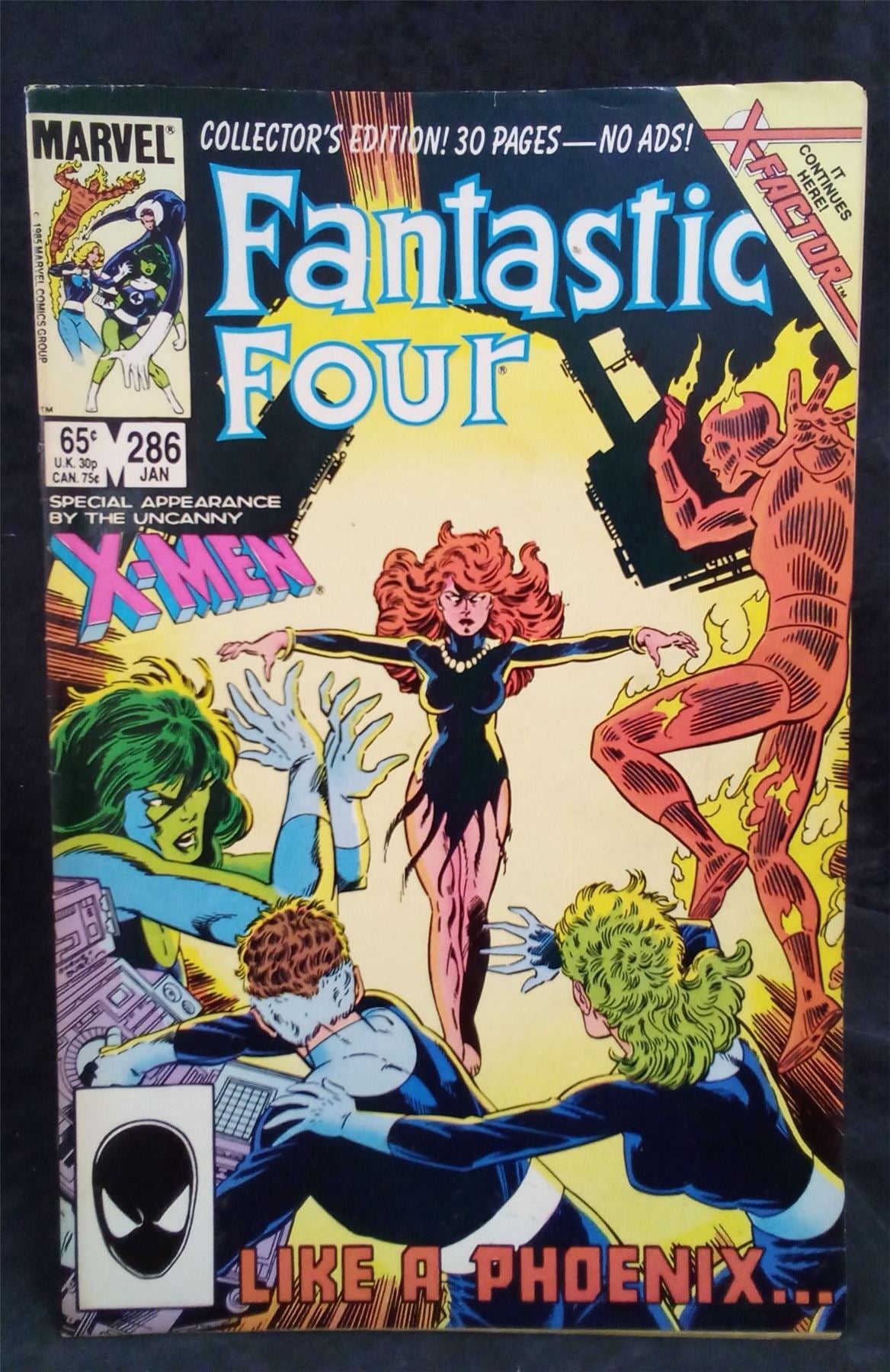 Fantastic Four #286 Direct Edition 1985 Marvel Comics Comic Book