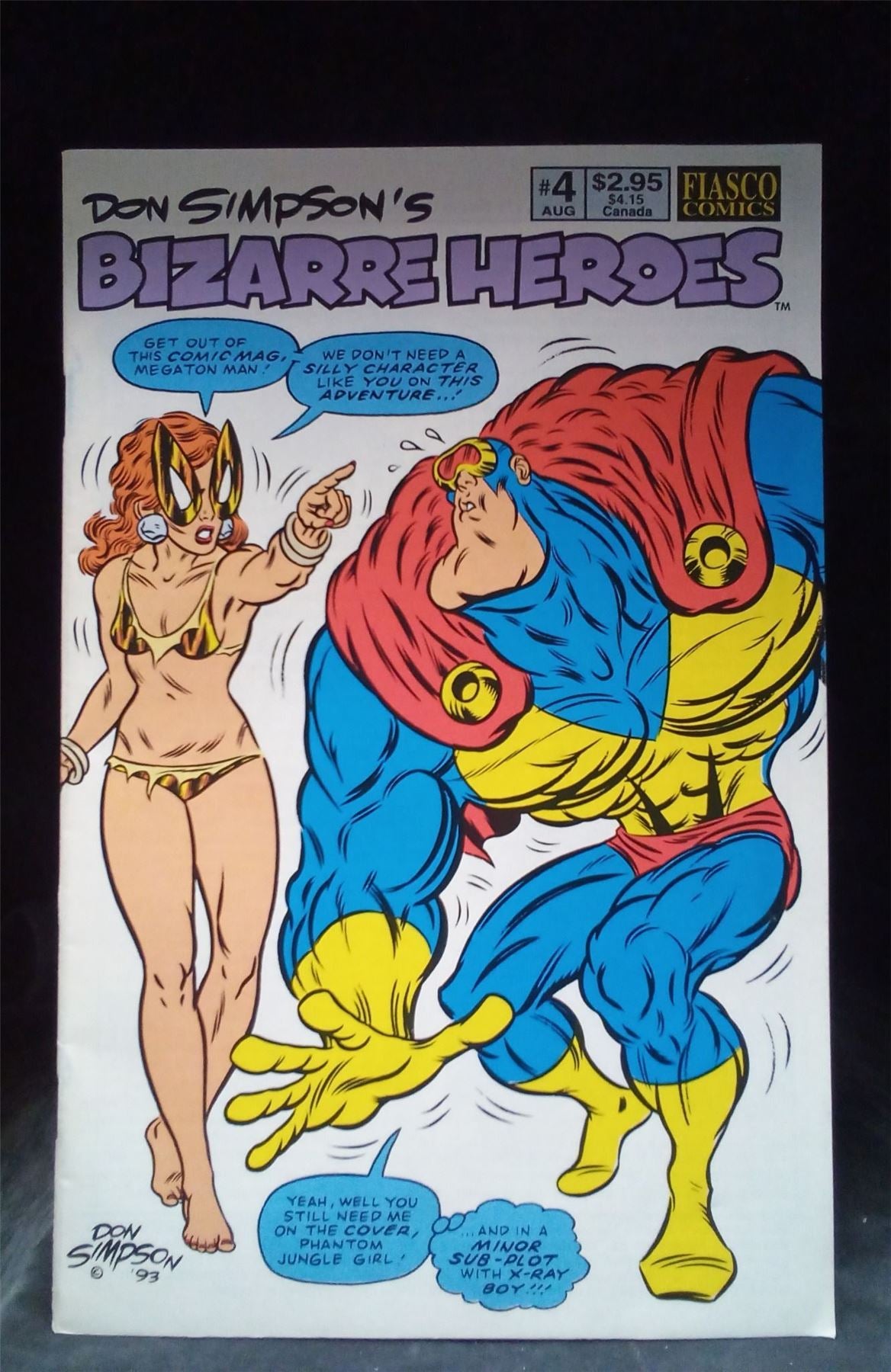 Don Simpson's Bizarre Heroes #4 1994 Comic Book