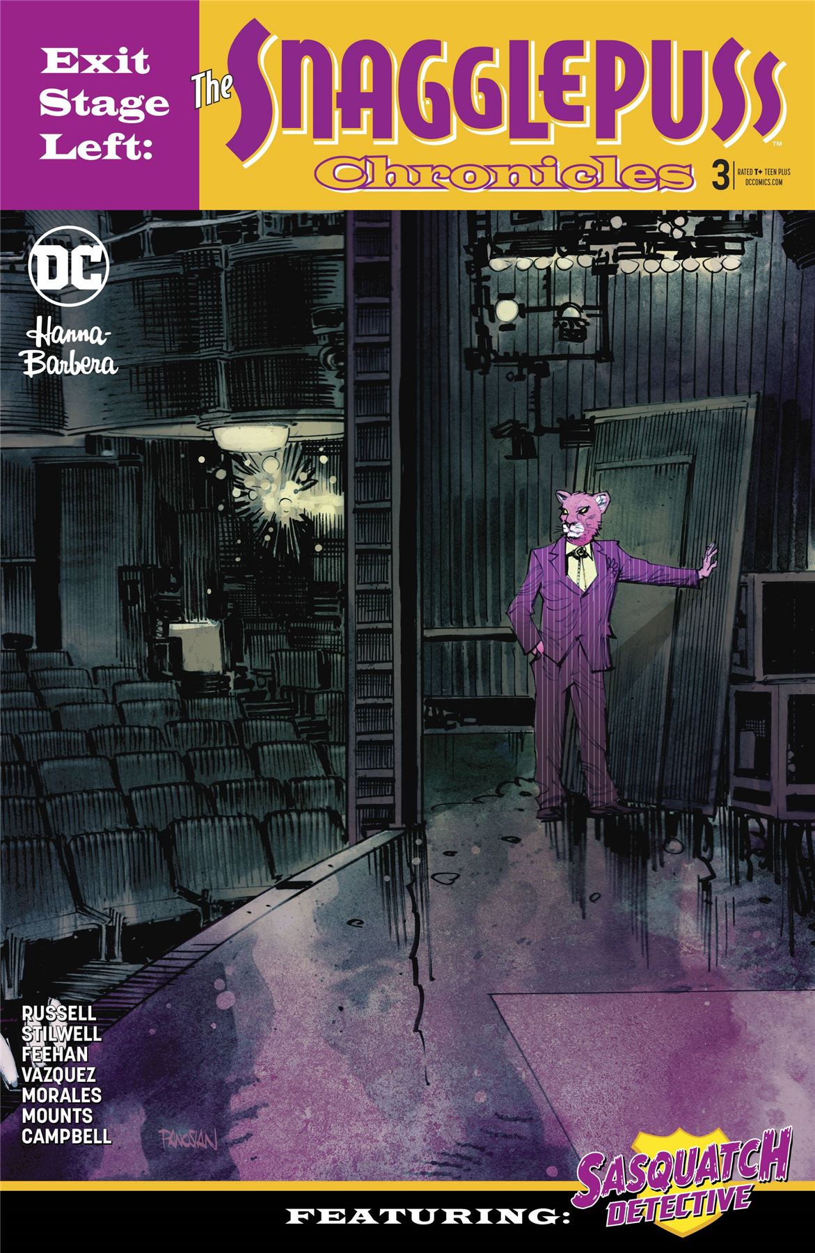 Exit Stage Left The Snagglepuss Chronicles #3 (Var Ed) DC Comics Comic Book