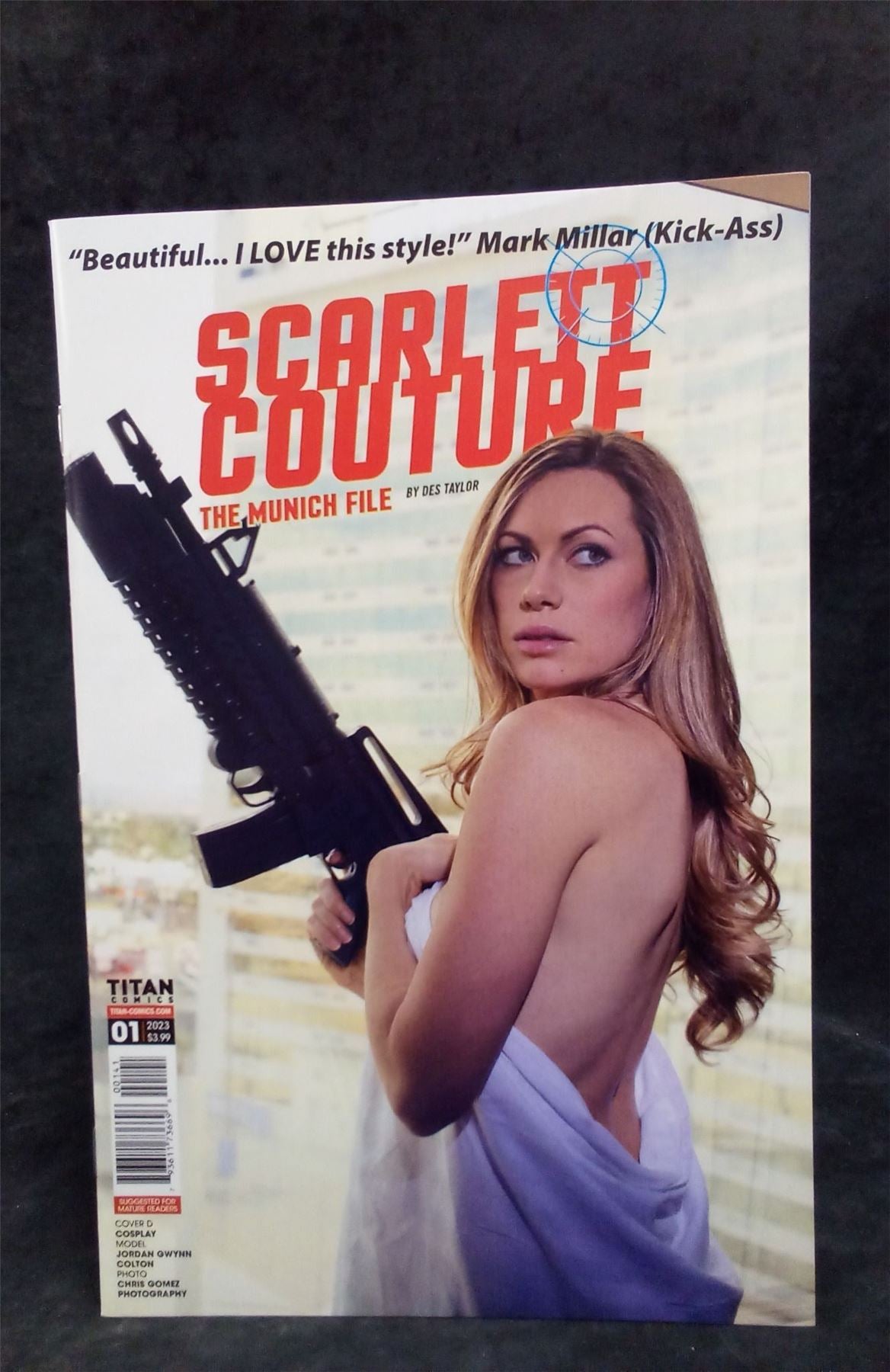 Scarlett Couture: The Munich Files #1 Cover D Cosplay Variant titan comics Comic Book