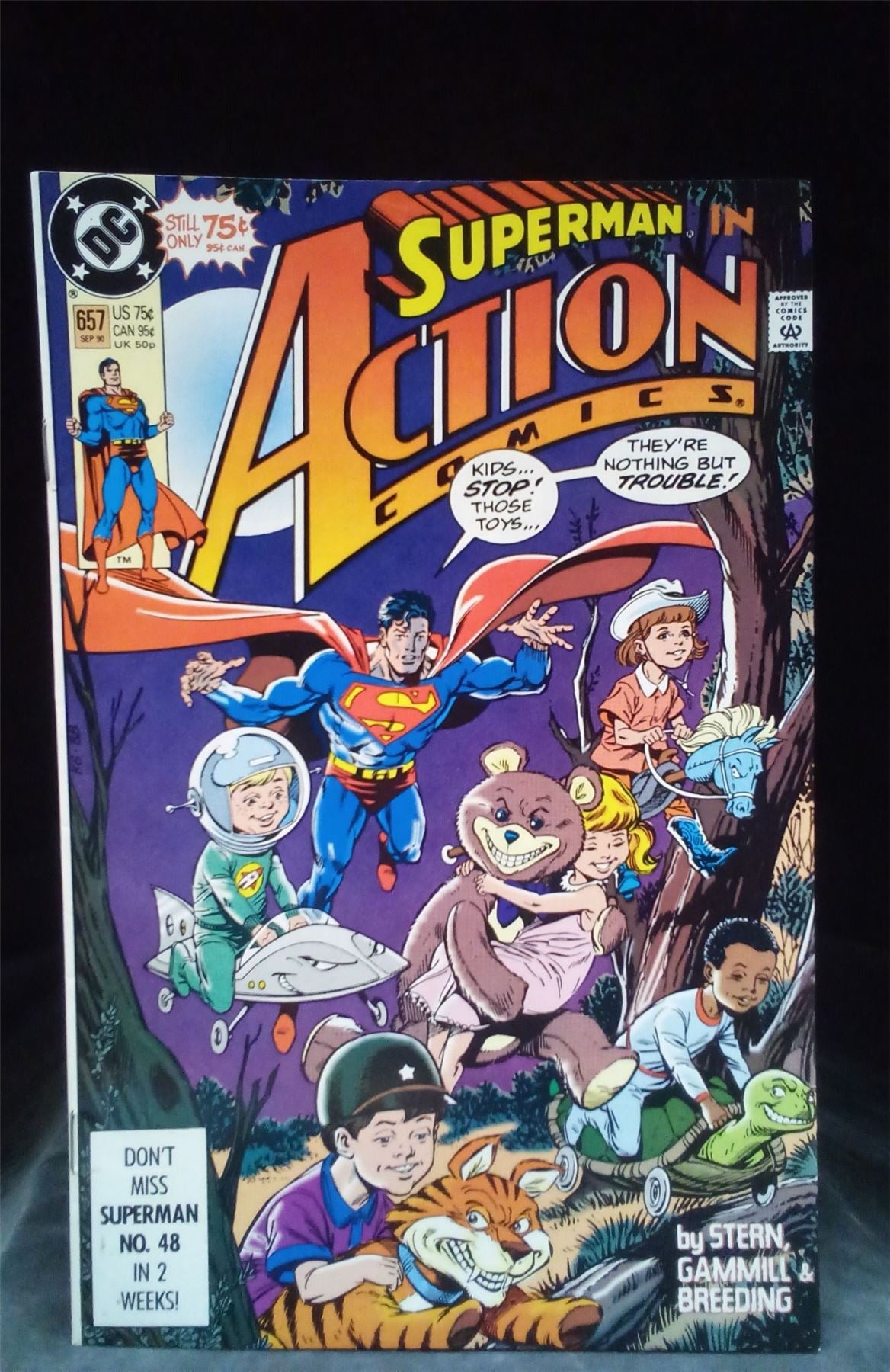 Action Comics #657 1990 DC Comics Comic Book