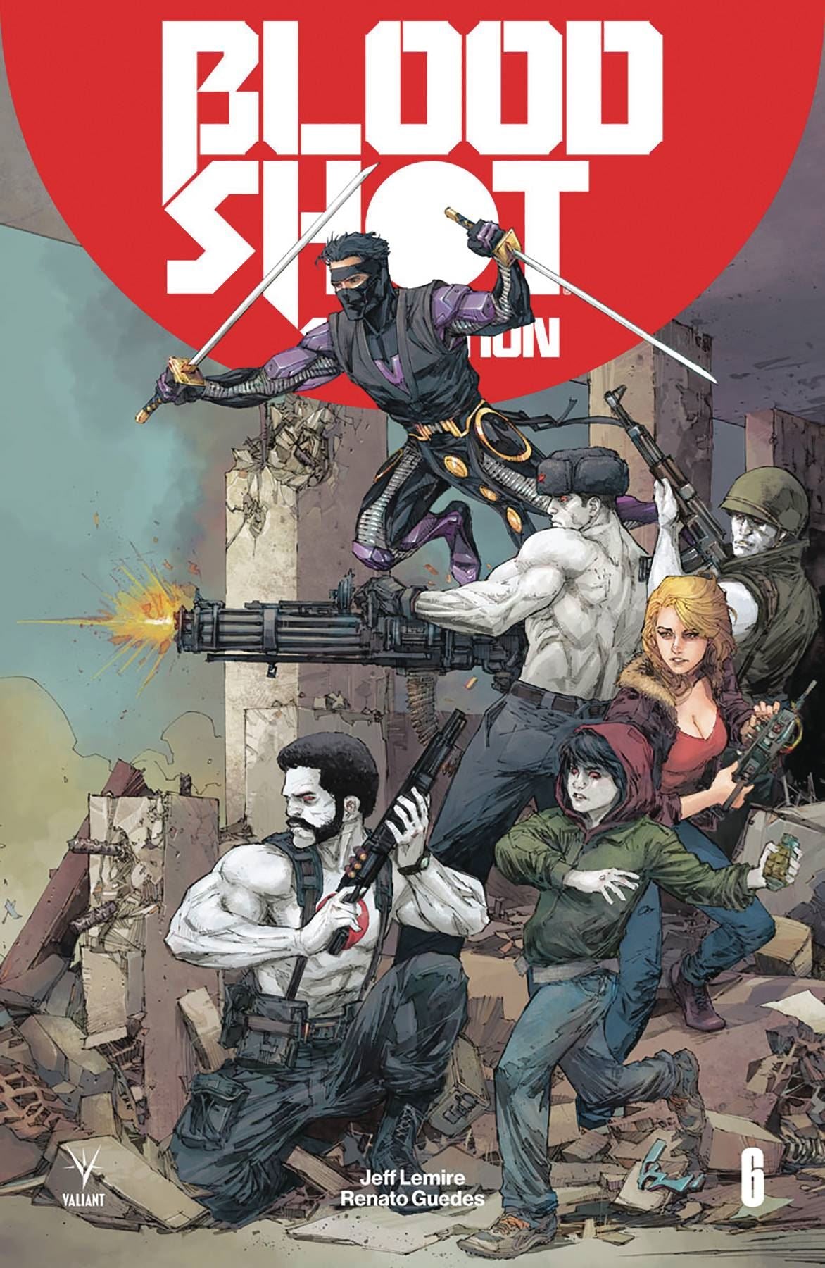 Bloodshot Salvation #6 (Cvr A Rocafort (new Arc)) Valiant Entertainment Llc Comic Book