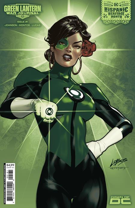Green Lantern War Journal #1 Cvr D Pablo Villalobos Hispanic Heritage Month Card Stock Var DC Comics Comic Book