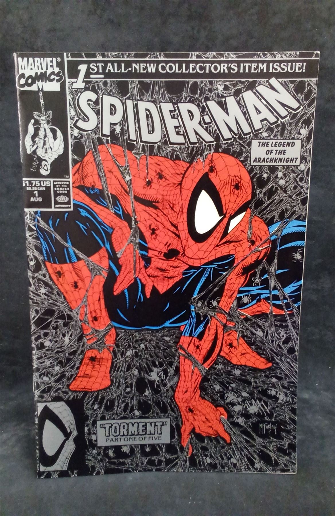 Spider-Man #1 Facsimile Shattered Comics Silver Edition 1990 Marvel Comics Comic Book