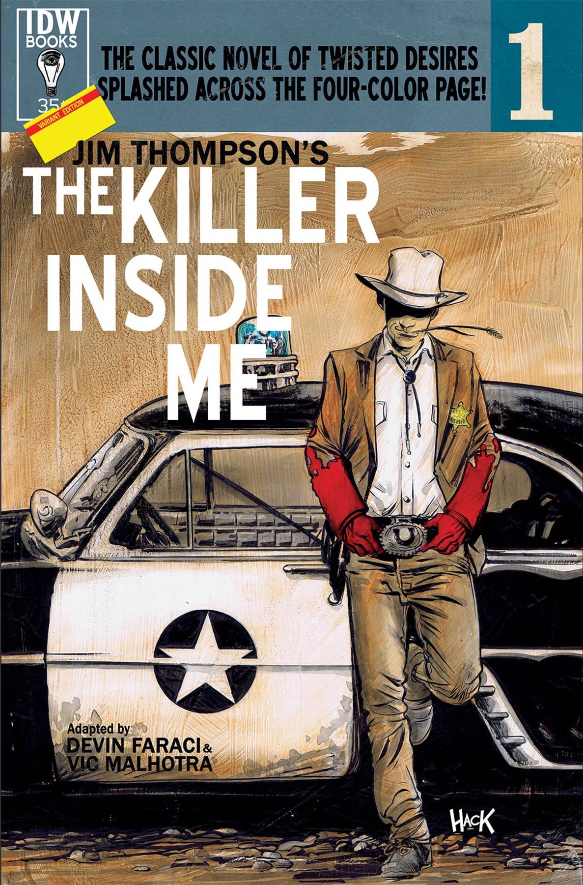 Jim Thompson Killer Inside Me #1 (Subscription Var) Idw Publishing Comic Book