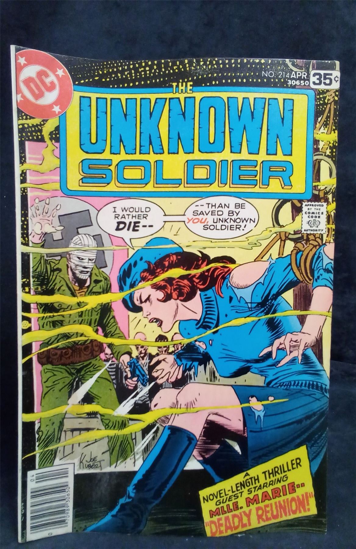 Unknown Soldier #214 1978 DC Comics Comic Book