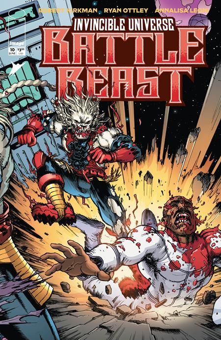 Invincible Universe Battle Beast #10 Cvr C Inc 1:10 Chris Burnham & Brian Reber Connecting Var Image Comics Comic Book