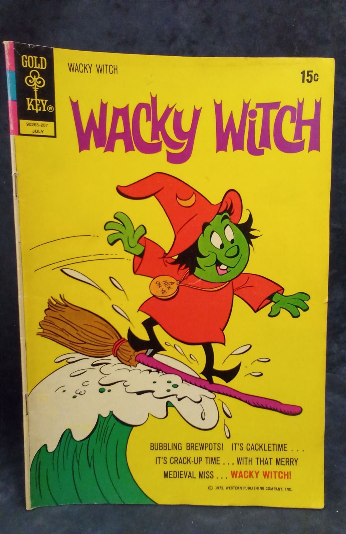 Wacky Witch #7 1972 Western Publishing Comic Book
