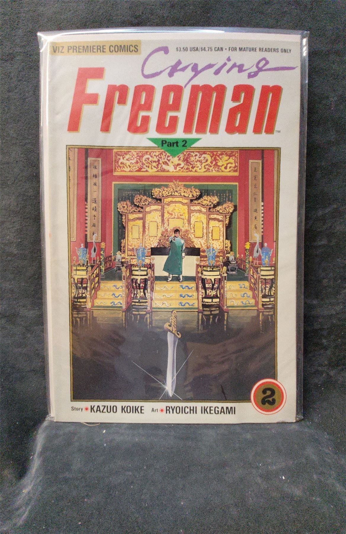 Crying Freeman Part 2 #2 1990 viz Comic Book