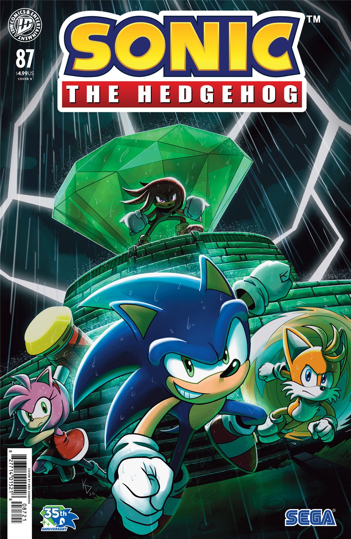Sonic the Hedgehog #87 Variant B (Dobbins) IDW Publishing Comic Book 2026