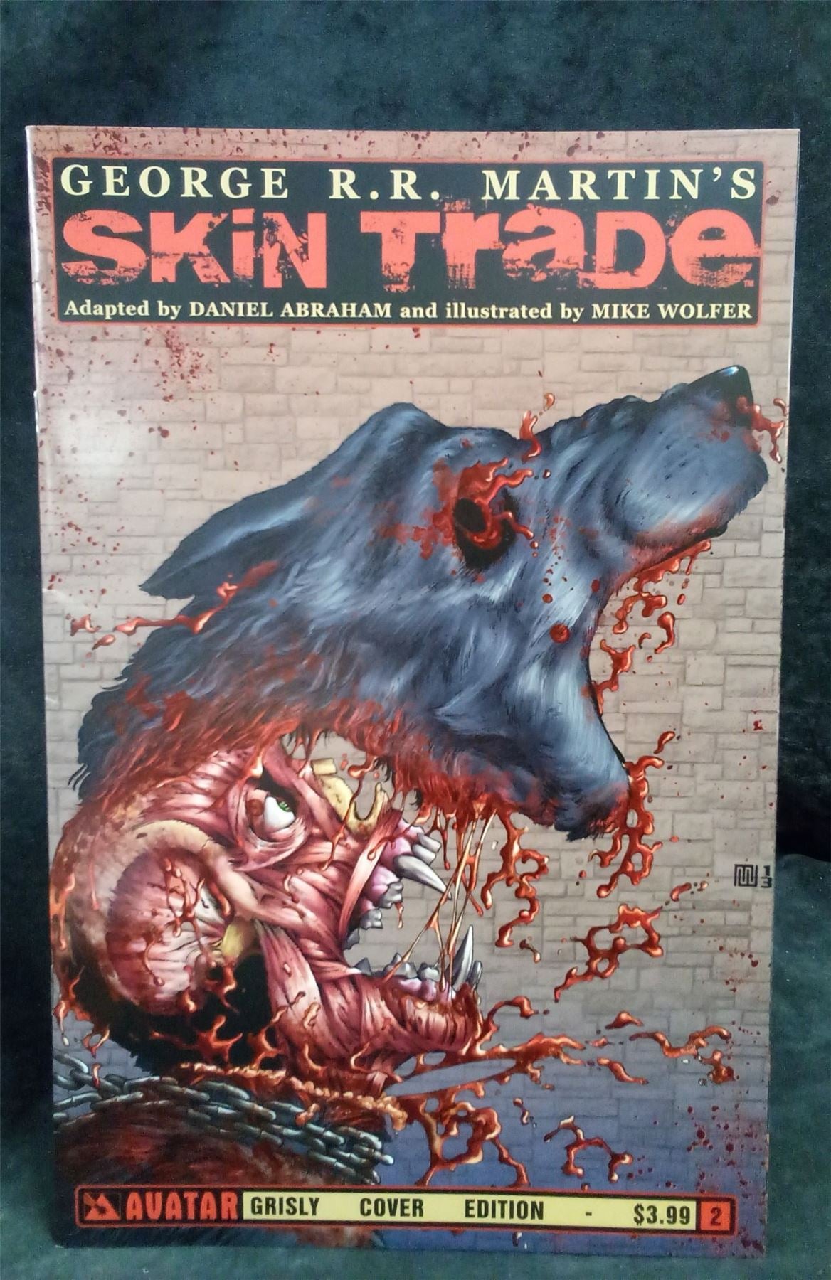 George R.R. Martin's Skin Trade #2 Grisly Cover 2013 avatar press Comic Book