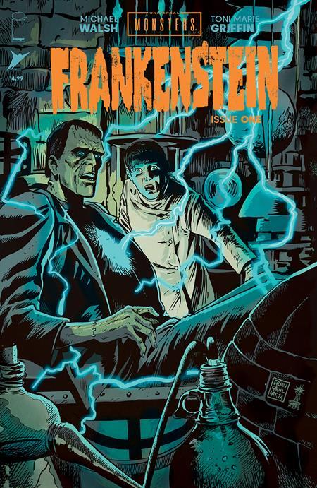Universal Monsters Frankenstein #1 (of 4) Cvr C Inc 1:10 Francesco Francavilla Connecting Var Image Comics Comic Book