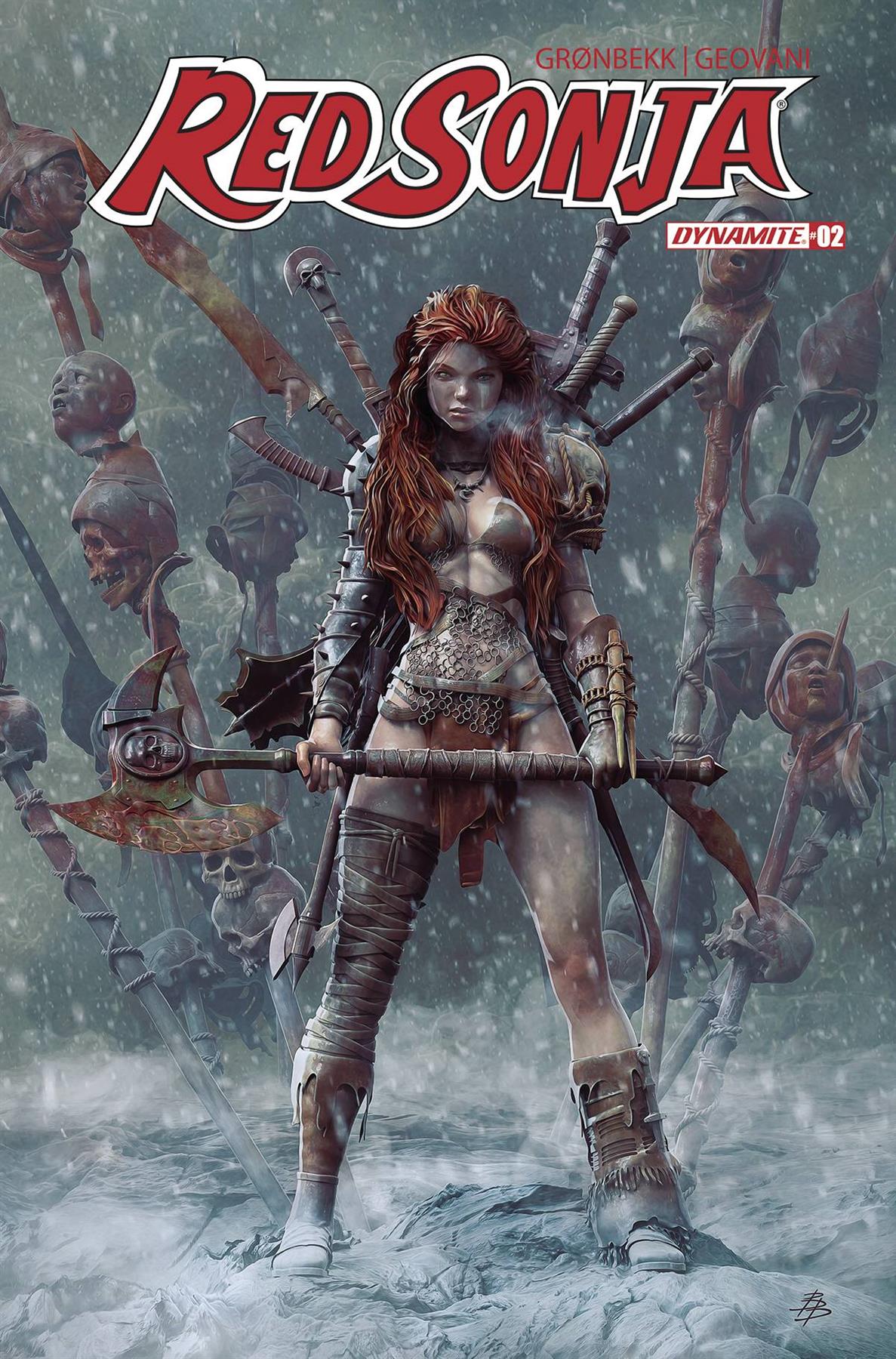 Red Sonja 2023 #2 Cvr C Barends Dynamite Comic Book