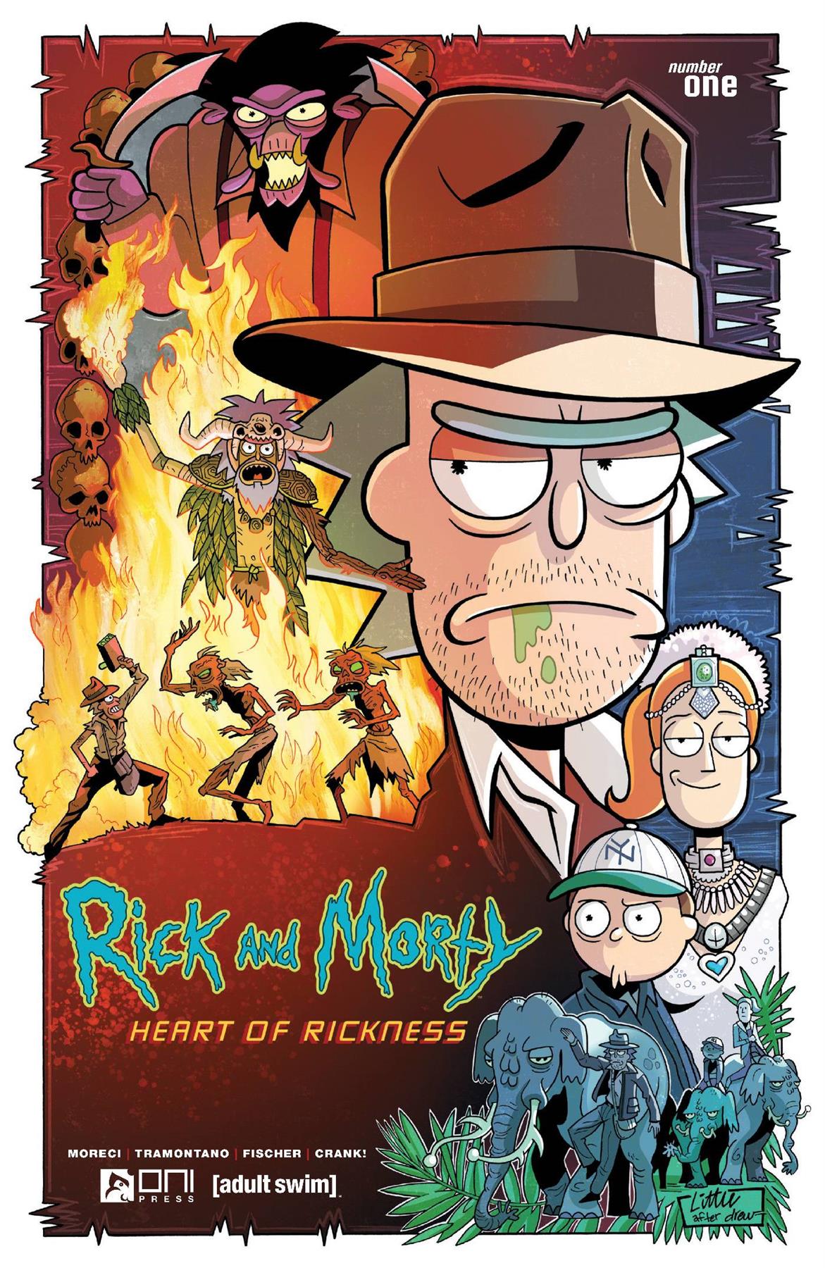 Rick And Morty Heart Of Rickness #1 (of 4) Cvr A Little (mr) Oni Press Inc. Comic Book