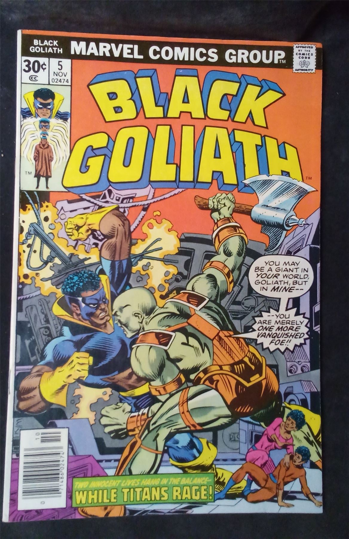 Black Goliath #5 1976 marvel Comic Book