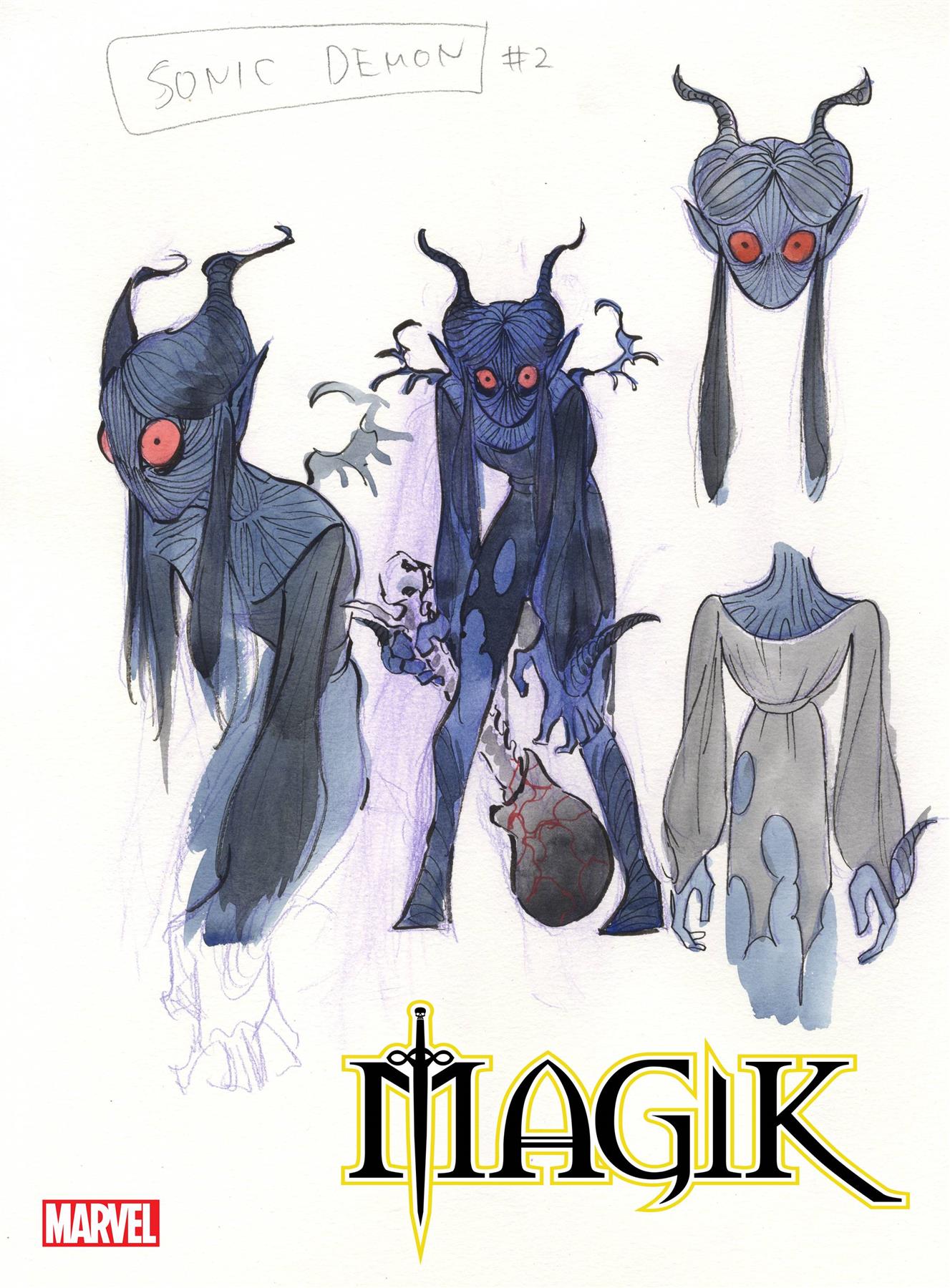 Magik #2 10 Copy Incv Peach Momoko Design Var 10 Copy Incv Peach Momoko Design Var Marvel Prh Comic Book 2025