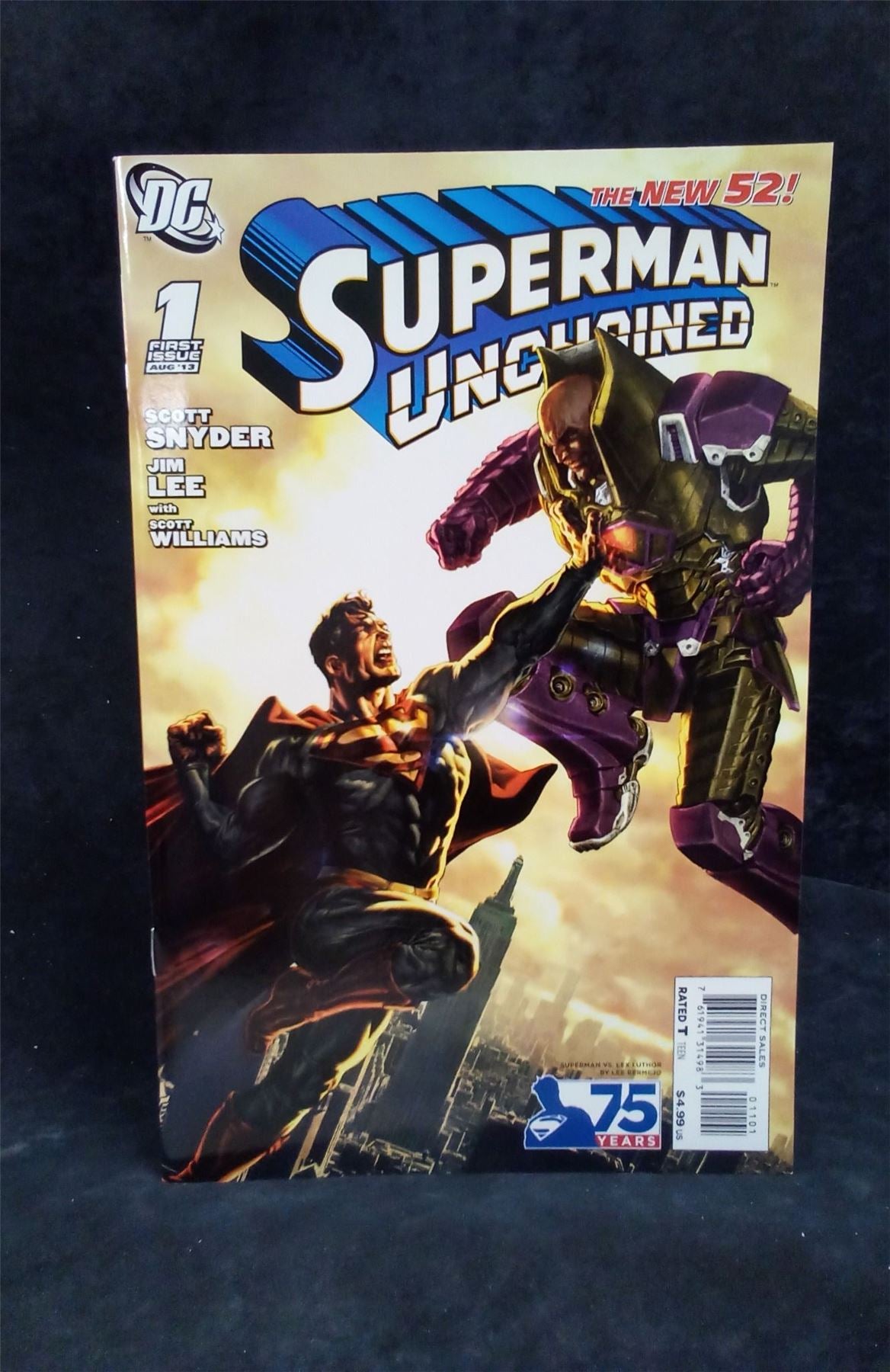 Superman Unchained #1 Lee Bermejo Superman vs. Lex Luthor Cover 2013 DC Comics Comic Book