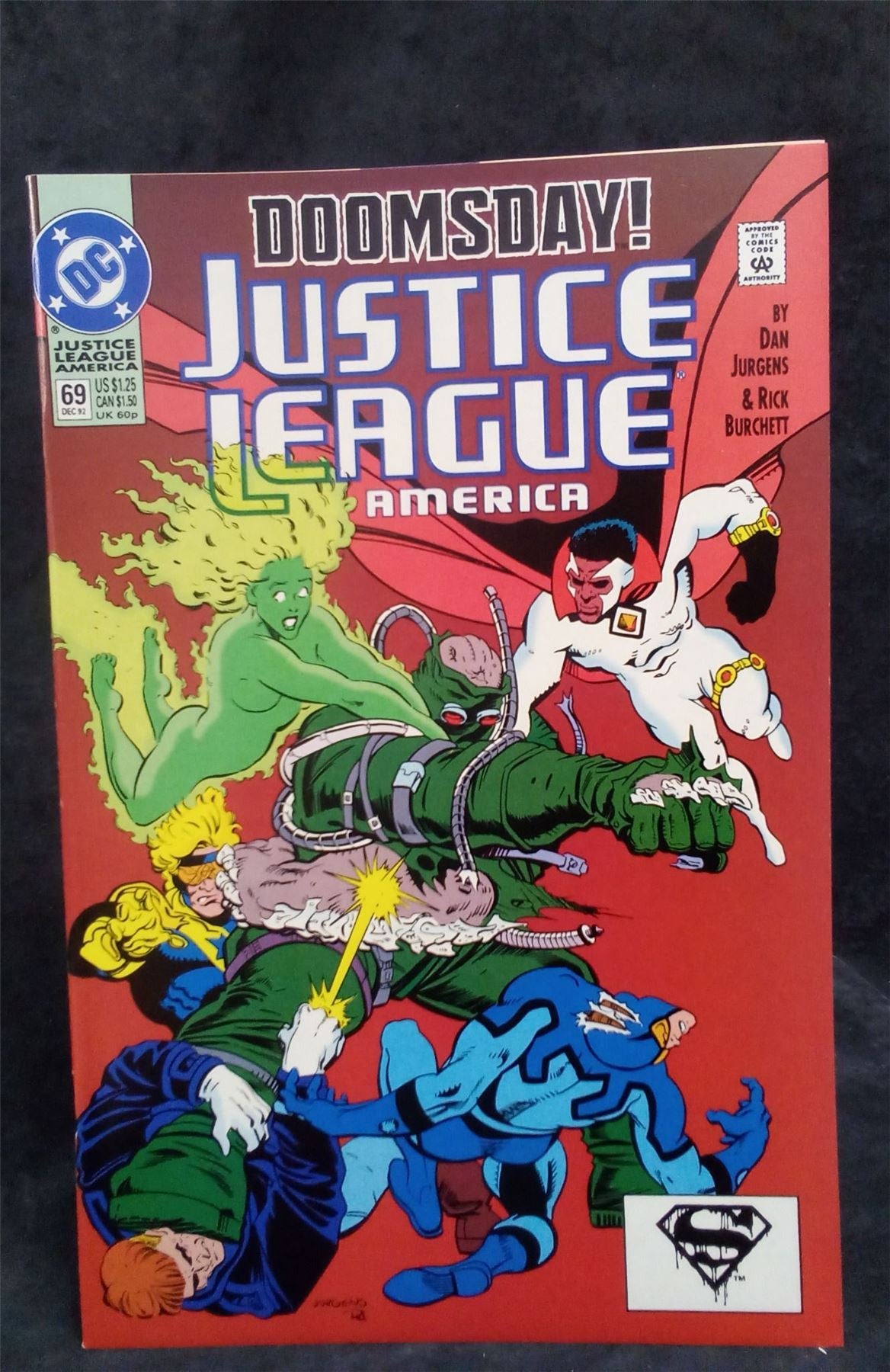Justice League America #69 1992 DC Comics Comic Book
