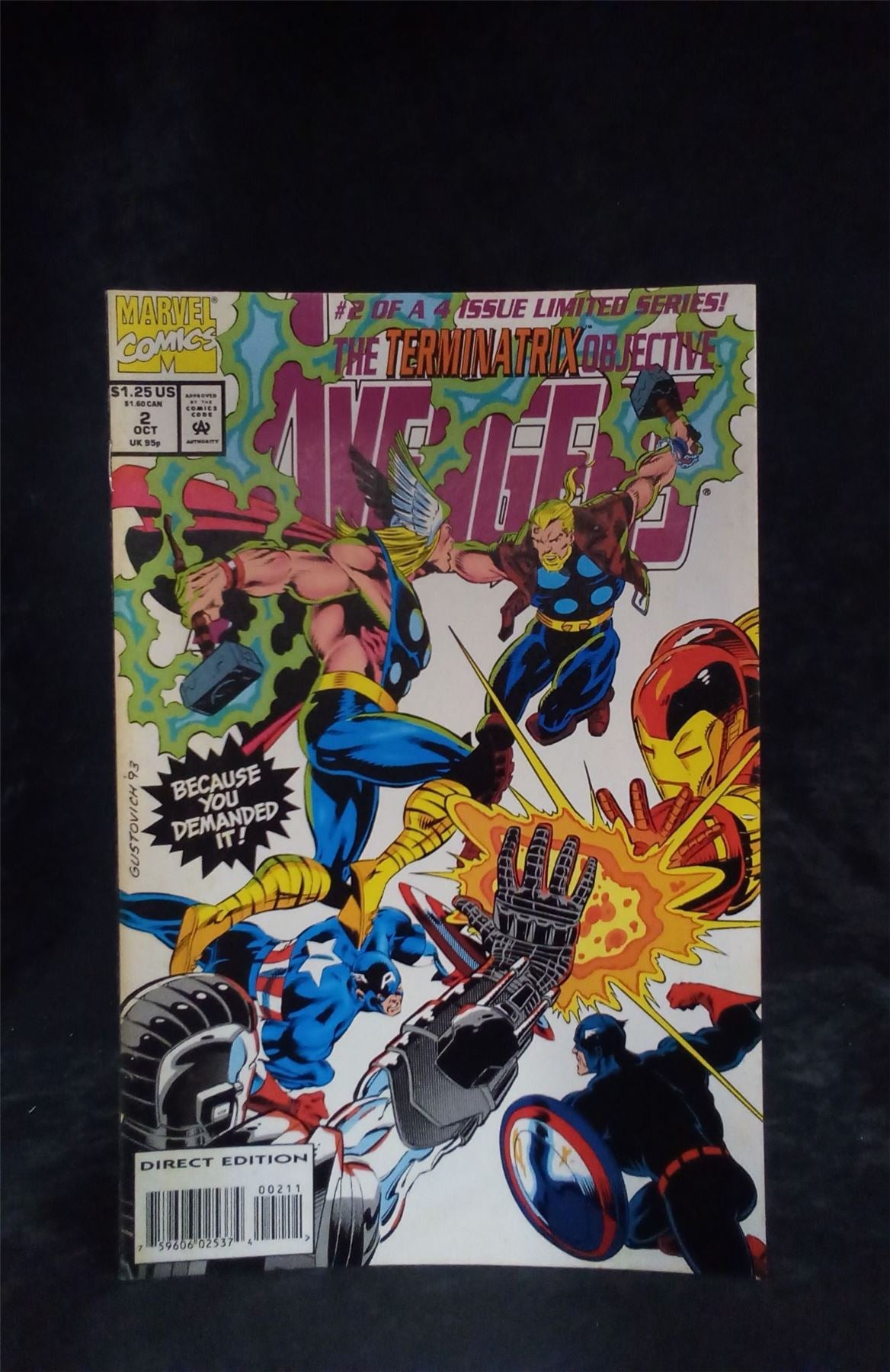 Avengers: The Terminatrix Objective #2 1993 Marvel Comics Comic Book
