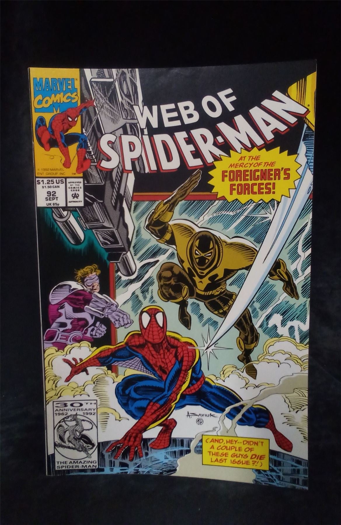 Web of Spider-Man #92 1992 Marvel Comics Comic Book