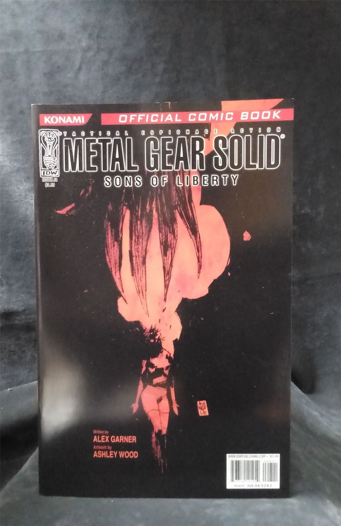 Metal Gear Solid: Sons Of Liberty #8 Cover B 2006 idw Comic Book