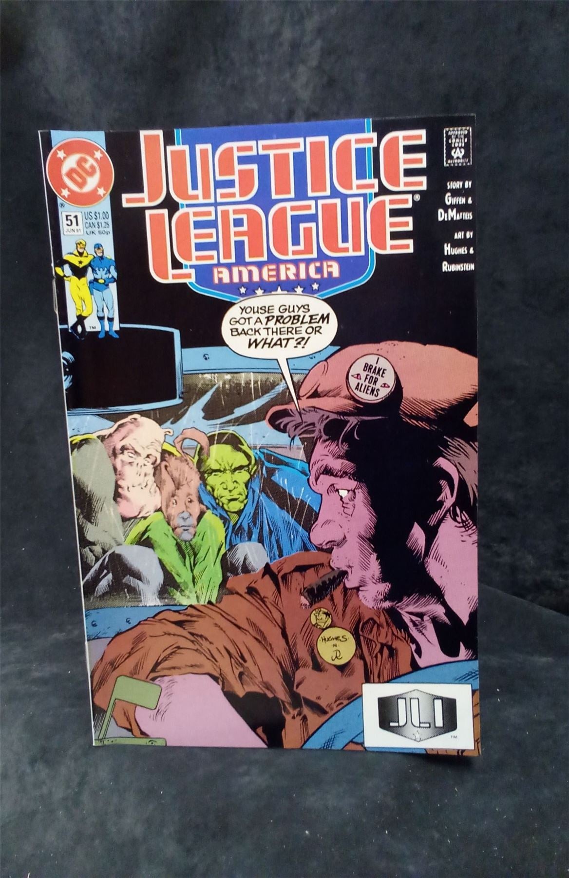 Justice League America #51 1991 DC Comics Comic Book