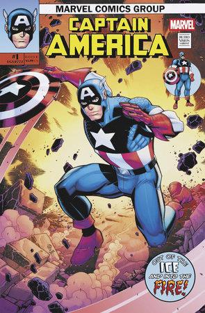 Captain America #1 Nick Bradshaw Retro Vision Var Nick Bradshaw Retro Vision Var Marvel Prh Comic Book 2025