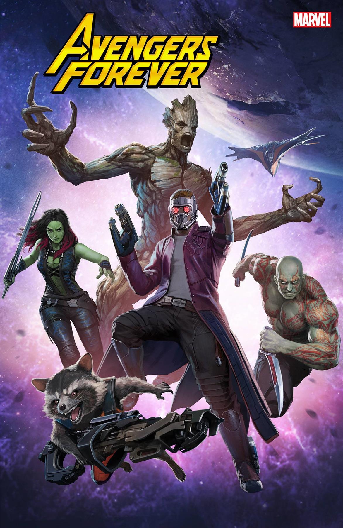 Avengers Forever #4 Skan Infinity Saga Phase 2 Var (Skan Infinity Saga Phase 2 Var) Marvel Prh Comic Book 2022