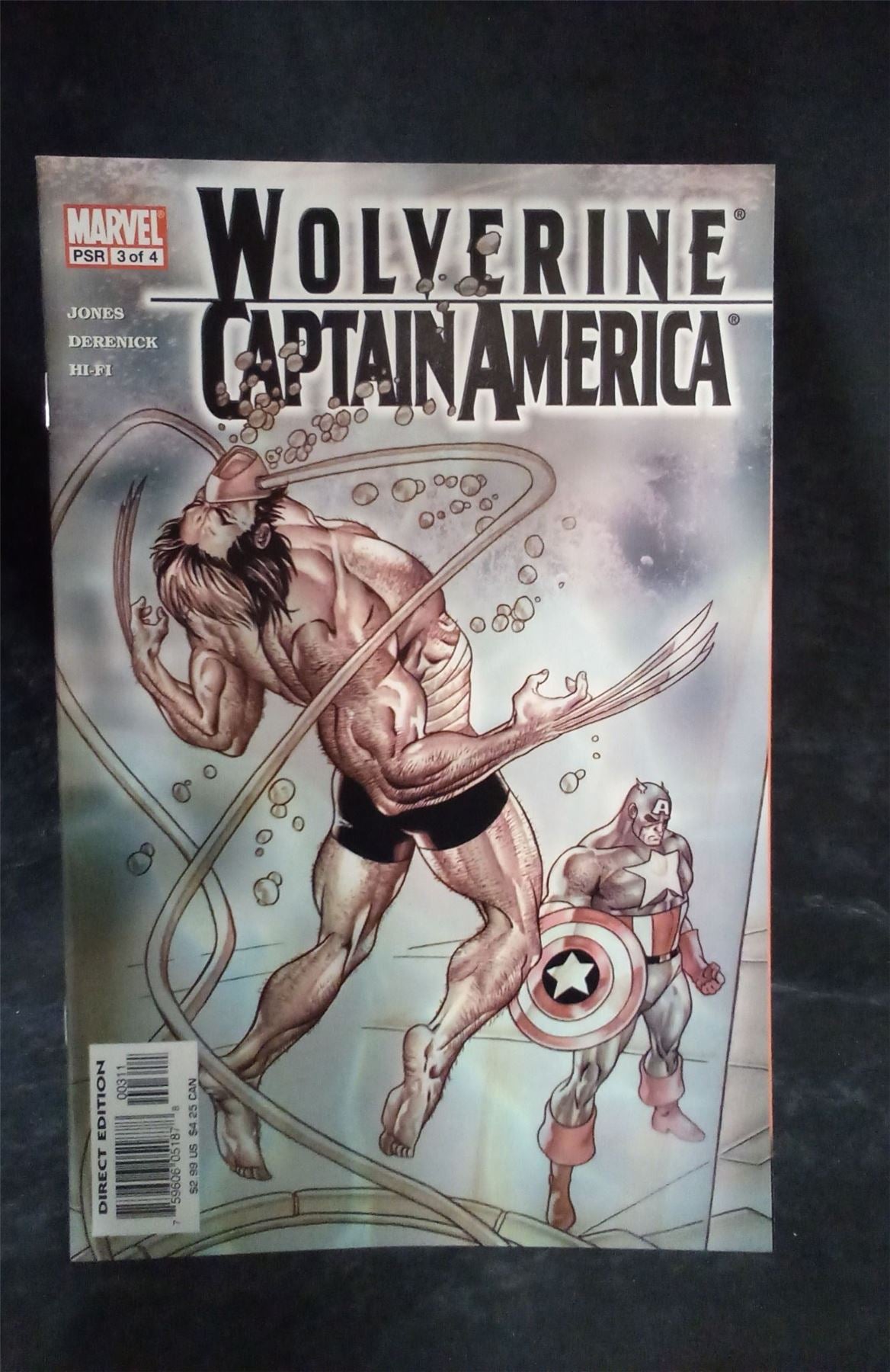 Wolverine Captain America 3 of 4 Comic Book