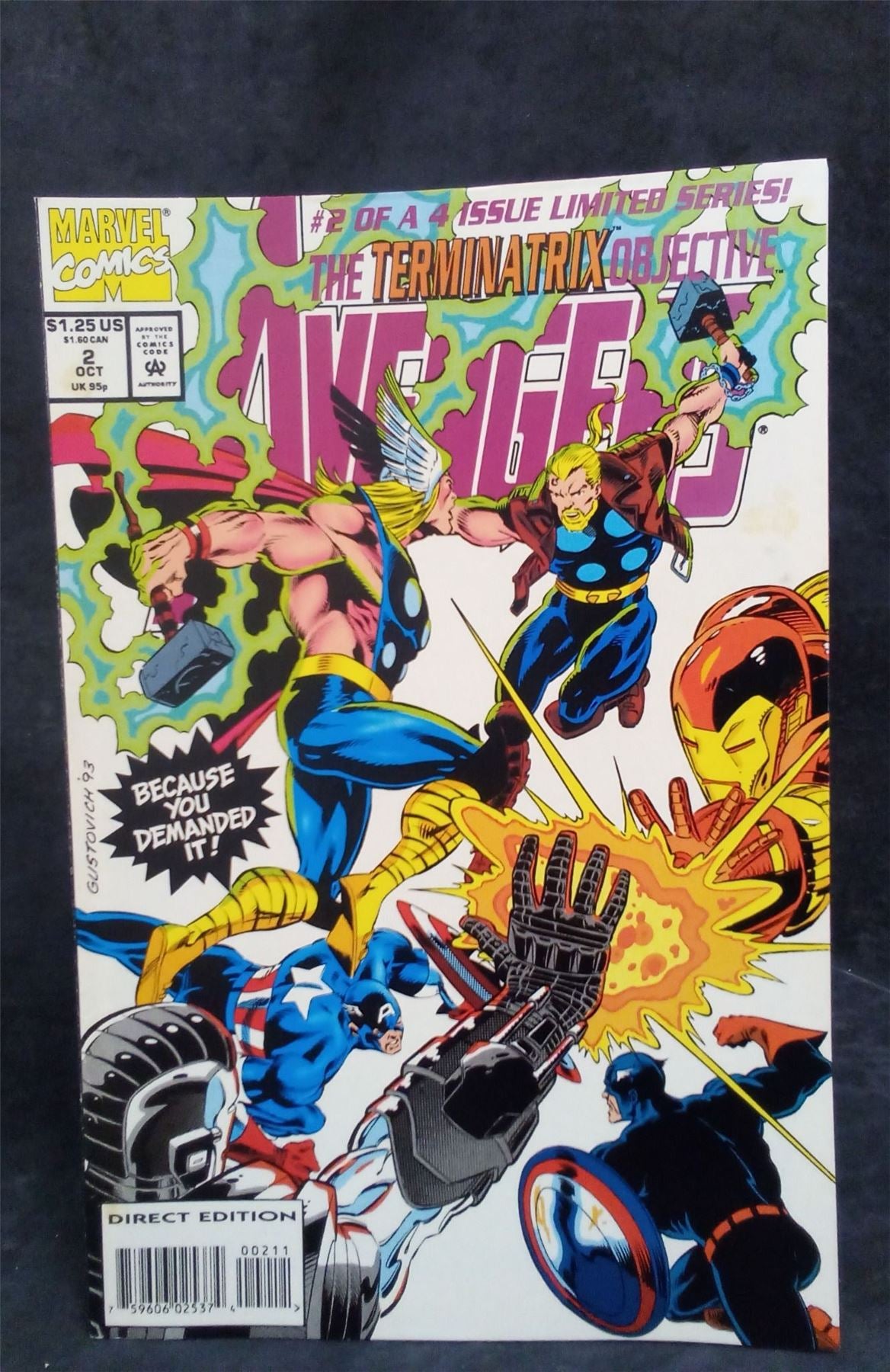Avengers: The Terminatrix Objective #2 1993 Marvel Comics Comic Book