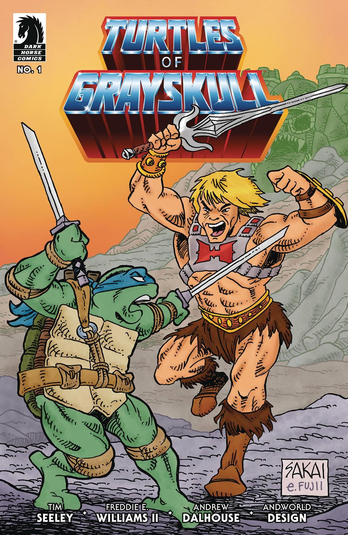 Turtles Of Grayskull #1 Cvr B Sakai Dark Horse Prh Comic Book
