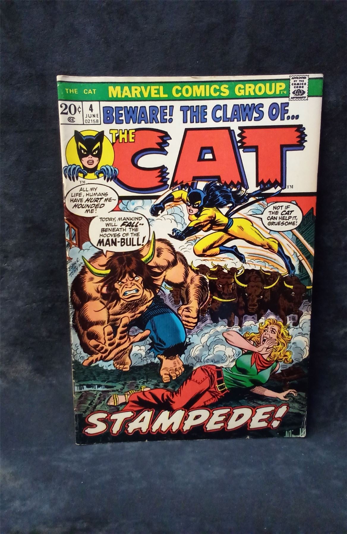 The Cat #4 1973 marvel Comic Book