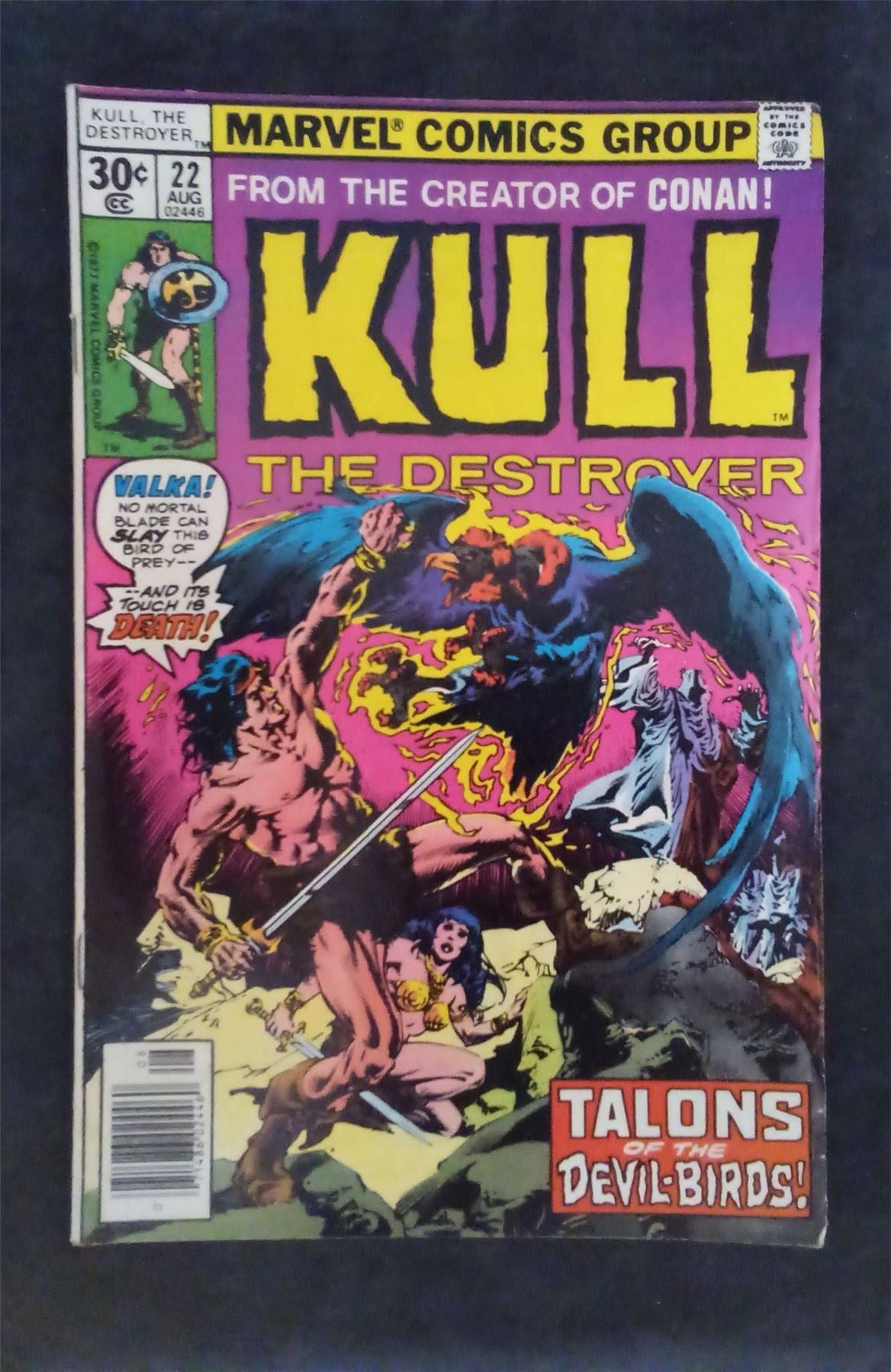 Kull the Destroyer #22 1977 marvel Comic Book