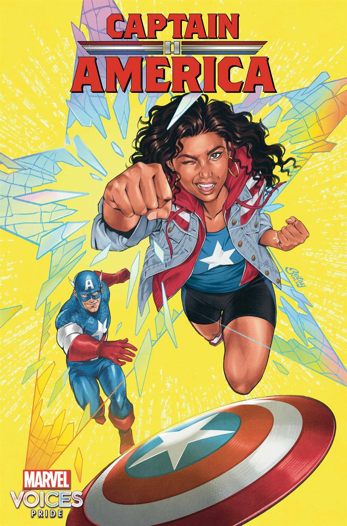 Captain America #10 Betsy Cola Pride Allies Var (Betsy Cola Pride Allies Var) Marvel Prh Comic Book 2024