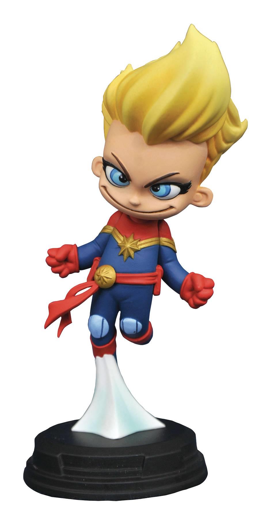 Marvel Animated Style Captain Marvel Statue Diamond Select Toys