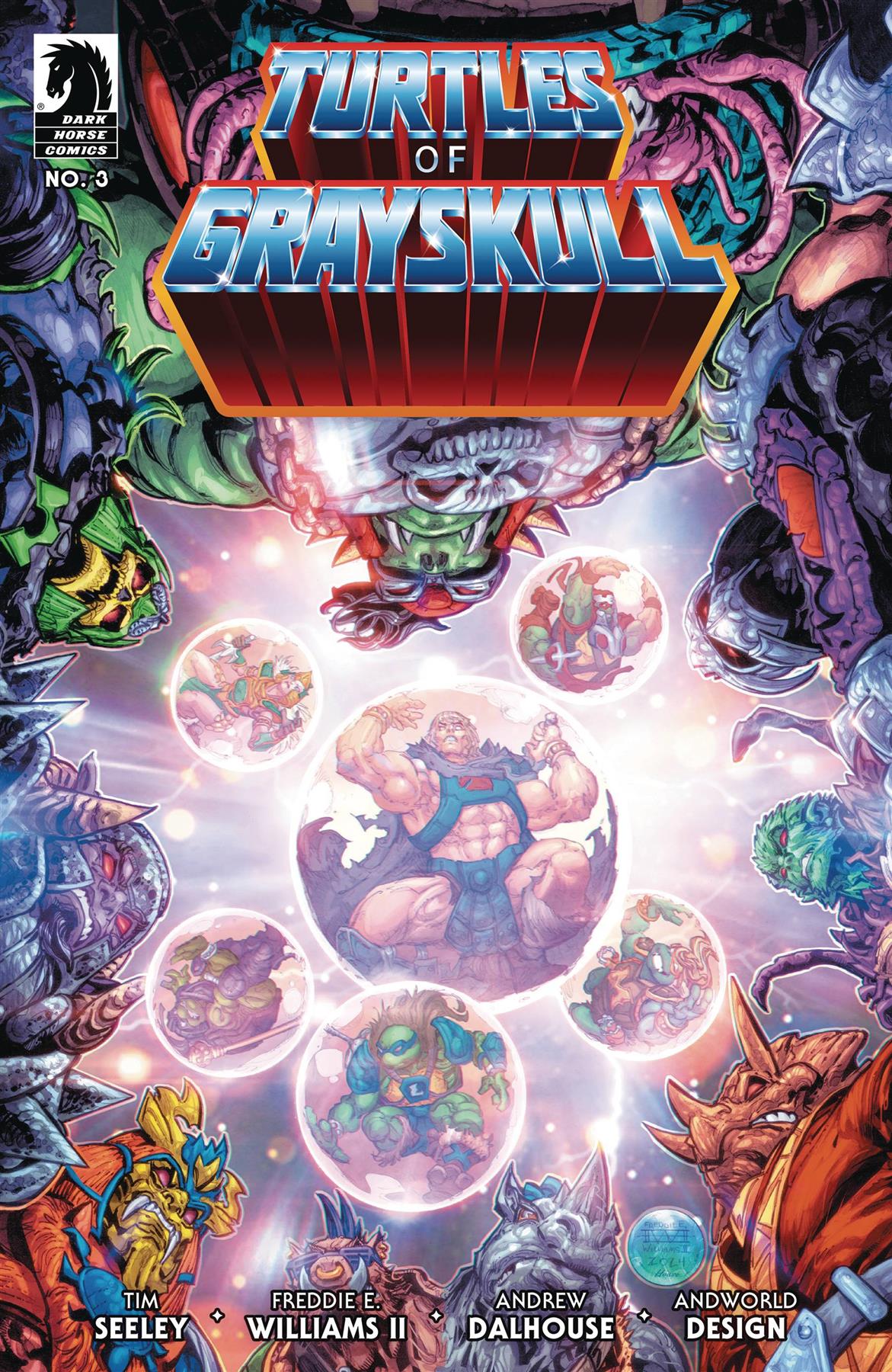 Masters Of Universe Tmnt Turtles Of Grayskull #3 Cvr A Willi Cvr A Williams Dark Horse Prh Comic Book 2024
