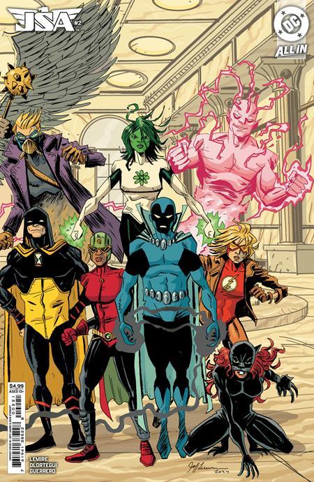 Jsa #2 Cvr B Jeff Lemire Connecting Card Stock Var DC Comics Comic Book