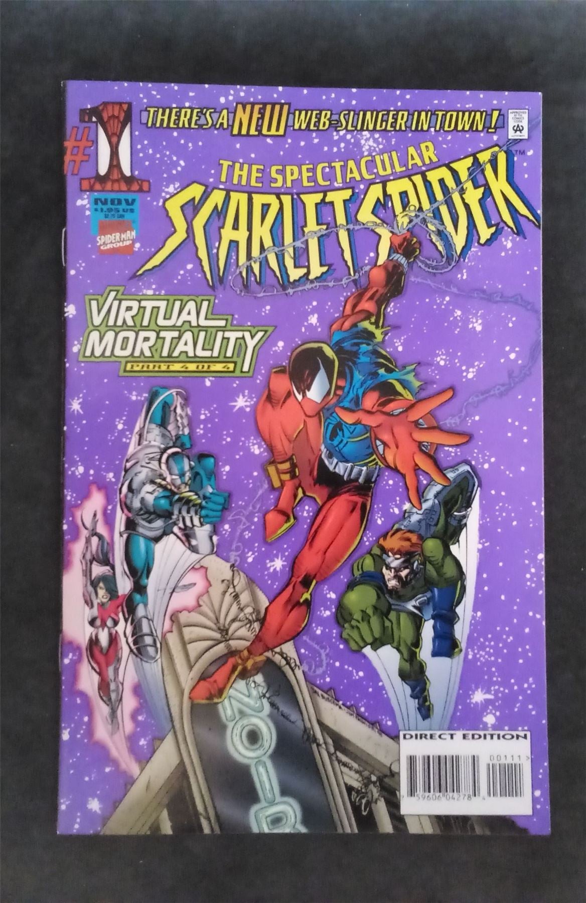 The Spectacular Scarlet Spider #1 1995 marvel Comic Book