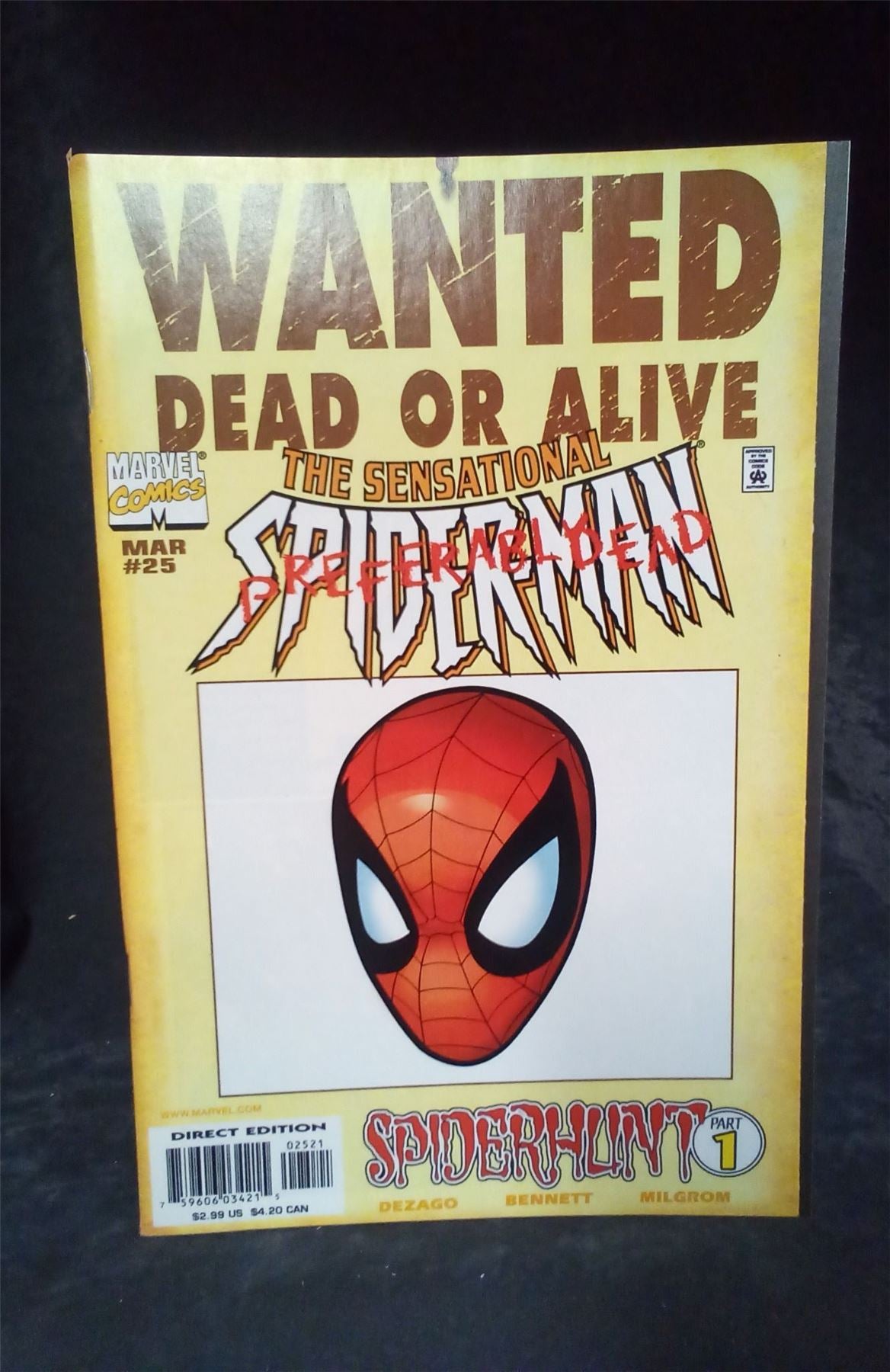 Spider-Man #89 Variant Cover 1998 Marvel Comics Comic Book