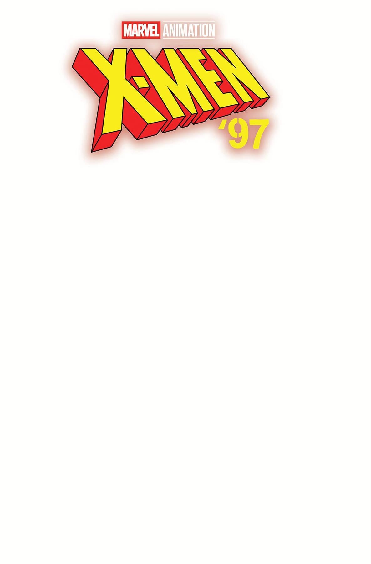 X-men 97 #1 3rd Ptg Blank Cover Var Marvel Prh Comic Book