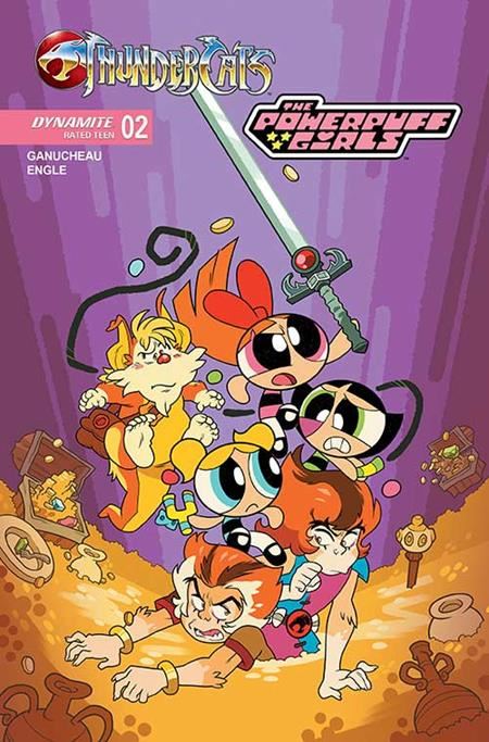 THUNDERCATS POWERPUFF GIRLS #2 CVR B COLEMAN ENGLE VAR DYNAMITE Entertainment Comic Book 2025