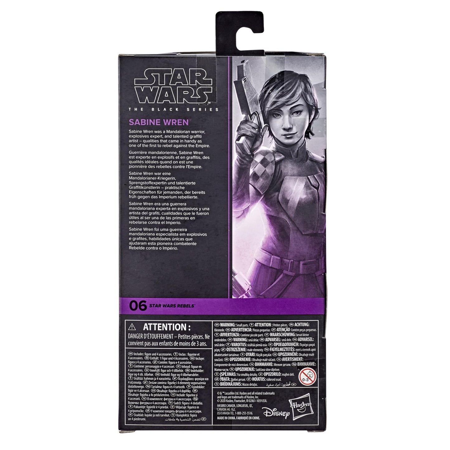 Sw Black Series Rebels 6in Sabine Wren Action Figure