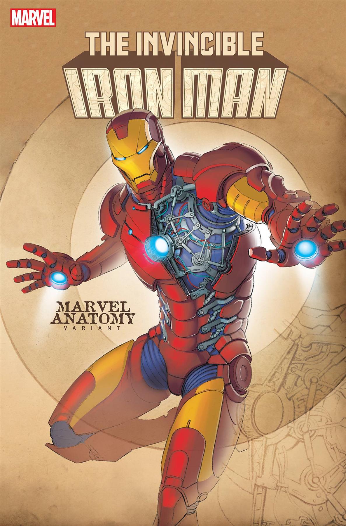 Invincible Iron Man #3 Marvel Anatomy Var (Marvel Anatomy Var) Marvel Prh Comic Book 2023