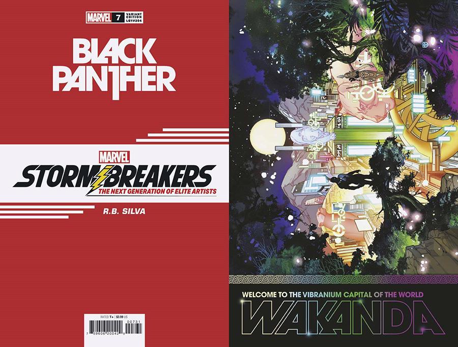 Black Panther #7 Silva Stormbreakers Var (Silva Stormbreakers Var) Marvel Prh Comic Book 2022